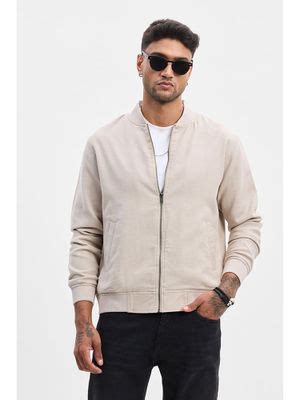 Buy Snitch Beige Solid Relaxed Fit Jacket (S) Online