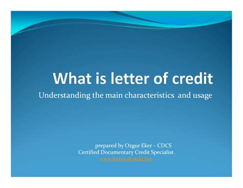 Image result for Letter of Credit Explained