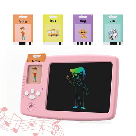 2 in 1 Talking Flash Card with Writing Tablet