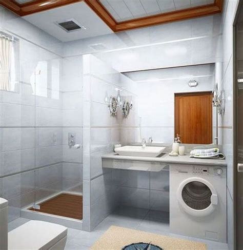 小户型卫生间淋浴矮墙隔断装修-家居美图_装一网装修效果图