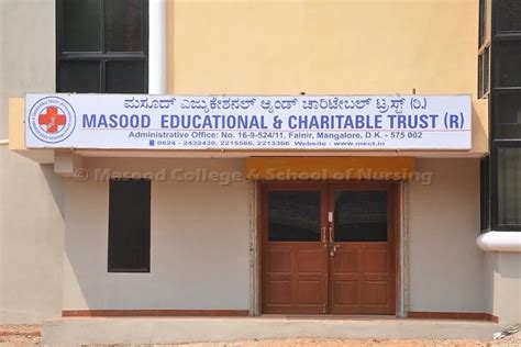 Masood College of Nursing Contact Number, Address & Map, Mangalore ...
