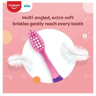 Colgate Kids Extra Soft Barbie Pack Of 3 Toothbrush 1 - Uses, Side ...