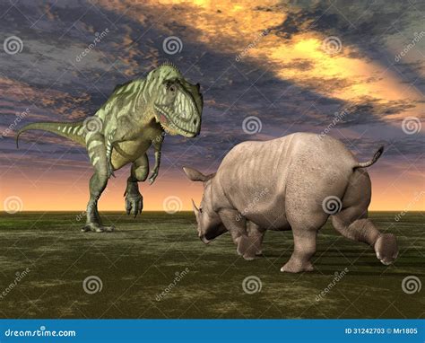 Rhino Vs Triceratops