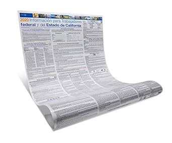 Amazon.in: Buy 2020 (Spanish) CA and Federal Labor Law Poster-Laminated ...
