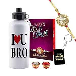 Buy L.O.F Lords of Fashion Raksha Bandhan| Rakhi gift combo (White Mug ...