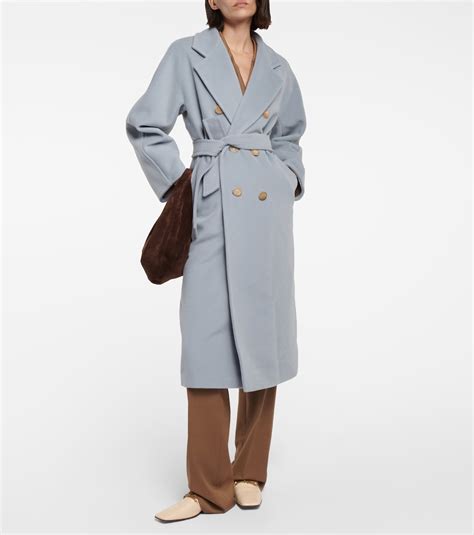 Madame wool and cashmere coat in blue - Max Mara | Mytheresa