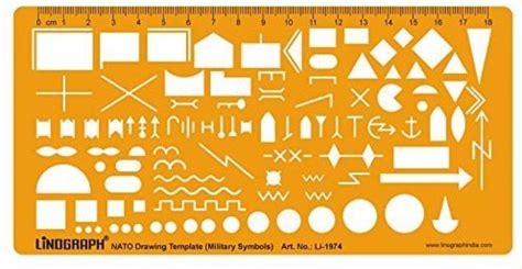 LINOGRAPH Nato Army Tactical Military Map Marking Symbols Drawing ...