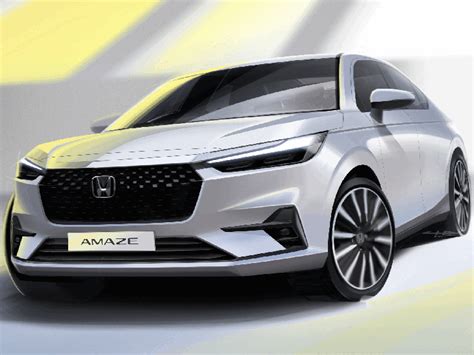 Third generation Honda Amaze design sketch revealed | થર્ડ જનરેશન ...