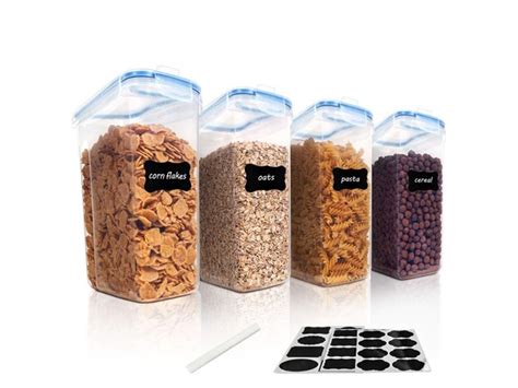 Vtopmart 4-Piece Cereal Storage Container Set