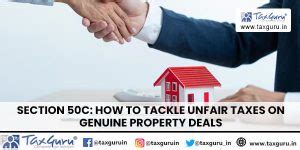 Section 50C: Tackling Unfair Taxes on Genuine Property Deals