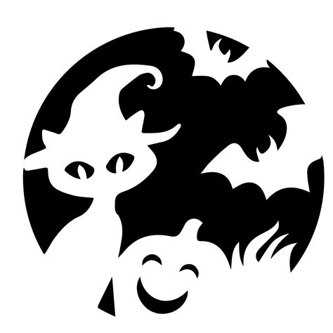 Pumpkin Stencils Cat