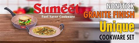 Buy Sumeet Nonstick Granite Finish UNIQUE Cookware set (Saral Tawa 30 ...