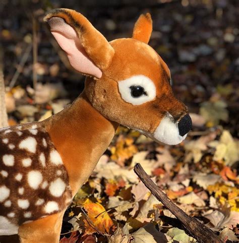 Auswella Plush 19 Inch Brown Deer Plush Animal - Walmart.com