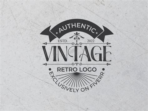 Vintage retro logo design by mdshamimreza on Dribbble