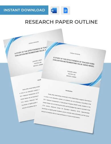 Image result for Paper Outline Example