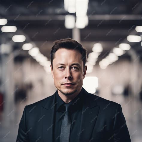 Premium Photo | Elon musk CEO of Tesla Motors portrait picture ...