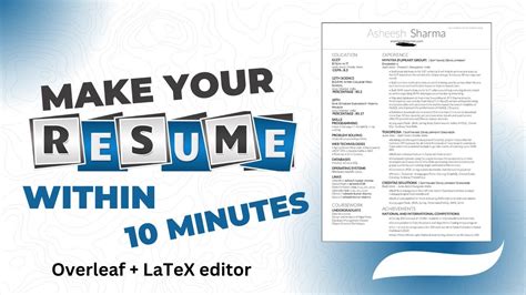 Best resume template for FRESHERS/Experience | How to make an ...