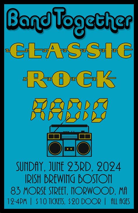 Classic Rock Radio!, Irish Brewing Boston, Inc., Norwood, 23 June 2024 ...