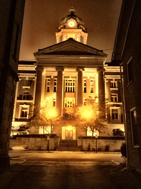 Mercer County Courthouse (Mercer PA) Half way to home from college ...