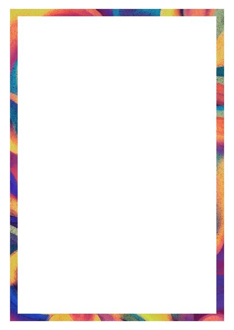 Decorative Border Printable Paper - All For One