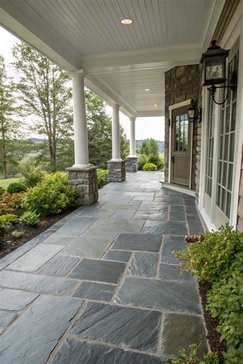 Inspiring Porch Flooring Design Concepts - Light and Layer