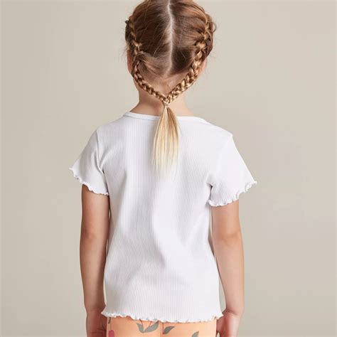 Rib T-shirt - White | Target Australia