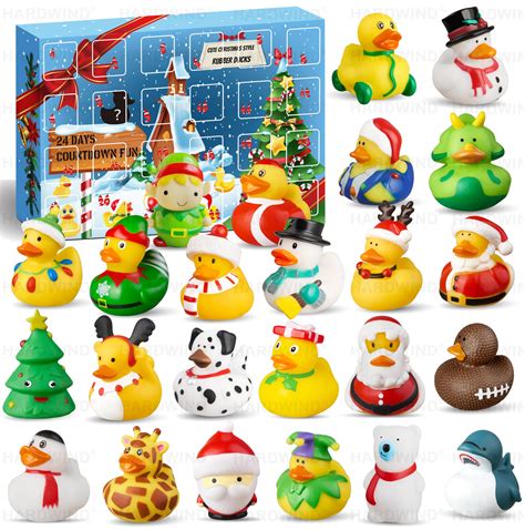 Amazon.com: Advent Calendar 2024, Rubber Duck 24 Days of Countdown ...