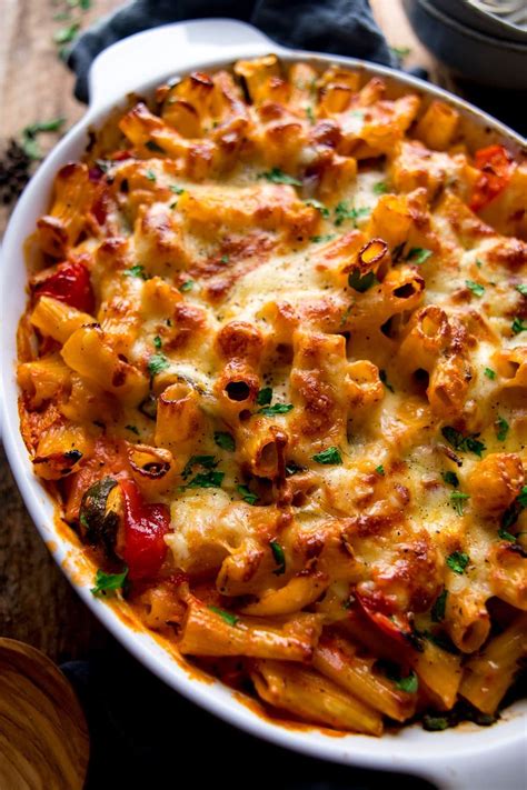 Vegetable pasta bake – Artofit
