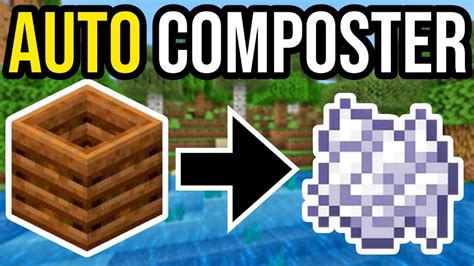 Image result for Automatic Composter Minecraft