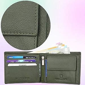 Buy WildHorn Men's Genuine Leather Wallet, Green at Amazon.in