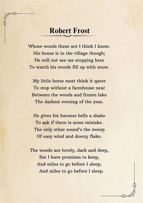 Robert Frost And Poems