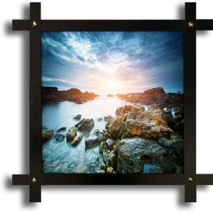Poster N Frames Cross Wooden Frame Hand-Crafted with photo of landscape ...