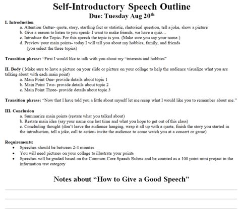 Image result for Example of Introduction Speech