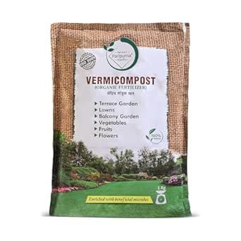 Paripurna Organics Vermicompost 1 kg + Vermiwash 1 Ltr Combo Pack ...