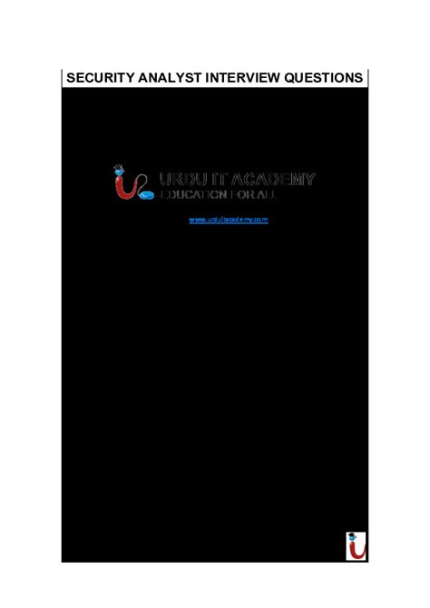 Image result for Security Interview Questions PDF