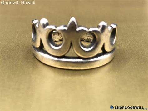 925 James Avery Crown Silver Ring | ShopGoodwill.com