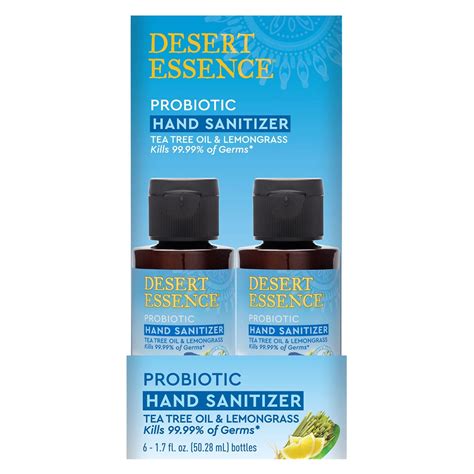 Buy Desert Essence, Tea Tree Oil & Lemongrass Probiotic Hand Sanitizer ...