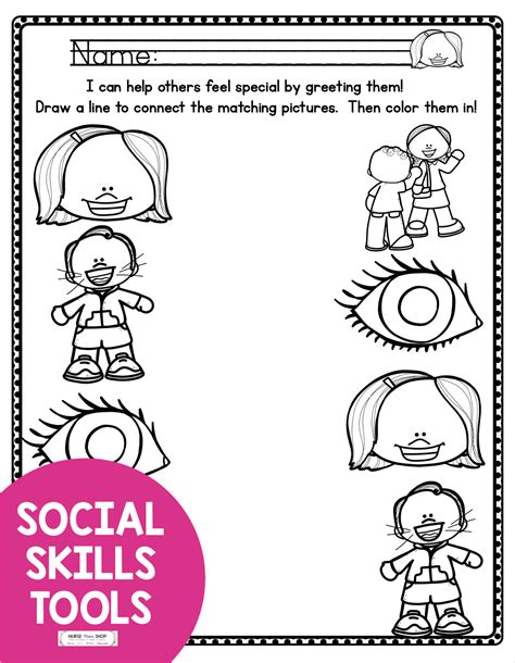Free Printable Social Skill Worksheets - SkillsWorksheets.com