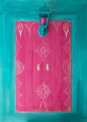 Puerta fucsia - Estibaliz Romaña