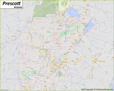 Prescott Map | Arizona, U.S. | Discover Prescott with Detailed Maps