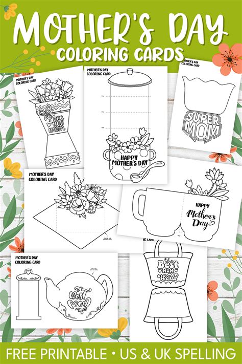 Printable Medieval Mothers Day Cards To Colour