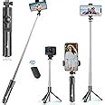 WeCool S1 Selfie Stick with Tripod Stand, 3-in-1 Multifunctional Selfie ...