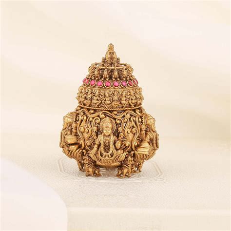 Gold Plated Kum Kum Box | Antique Silver Kum Kum Box Collections – The ...