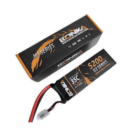 Bonka 5200mAh Lipo Battery 11.1v 5200mah 35C CT60 Lipo Battery – REES52