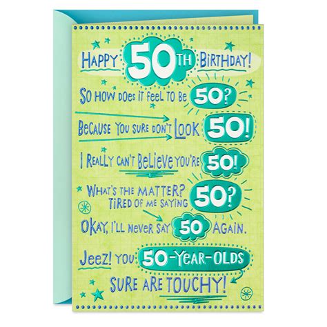 Can't Believe You're 50 Funny 50th Birthday Card - Greeting Cards ...