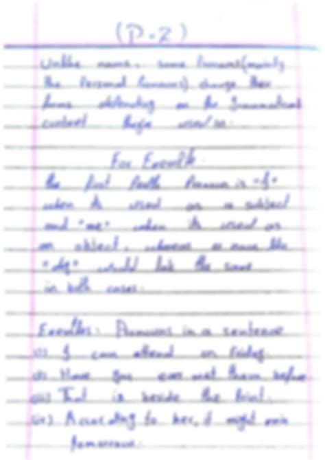 SOLUTION: Nouns vs pronouns with examples - Studypool