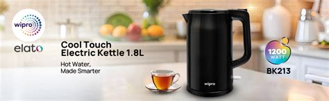 Buy wipro ABS Elato BK 213 Cool Touch Electric Kettle,1.8 Litre,Anti ...