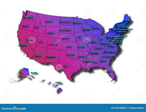 USA State Map 的图像结果