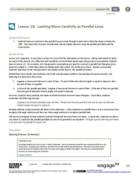 Parallel Lines Lesson Explanation 的图像结果
