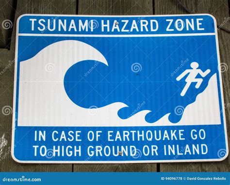 Tsunami Warning Signal in California Stock Photo - Image of earthquake ...